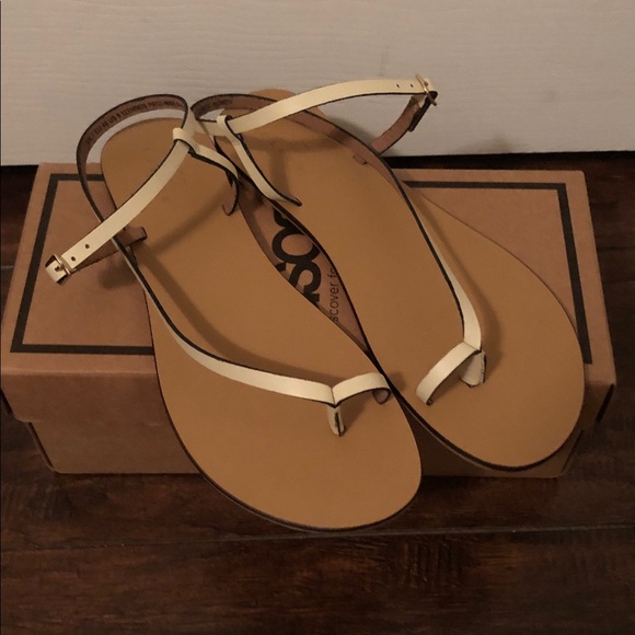 ASOS Off White Sandals - Picture 1 of 7